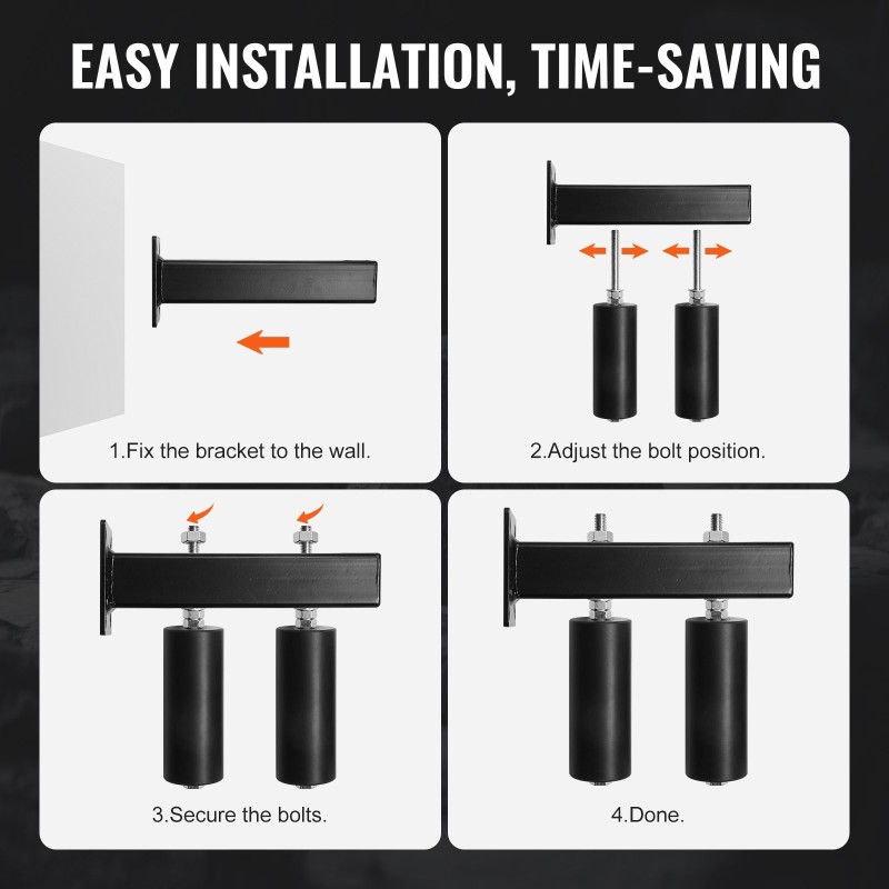 Liukuportin ohjainpakkaus teräskannatin T-muotoinen kaksoisnylonrullat 60 mm säädettävä väli 5–130 mm