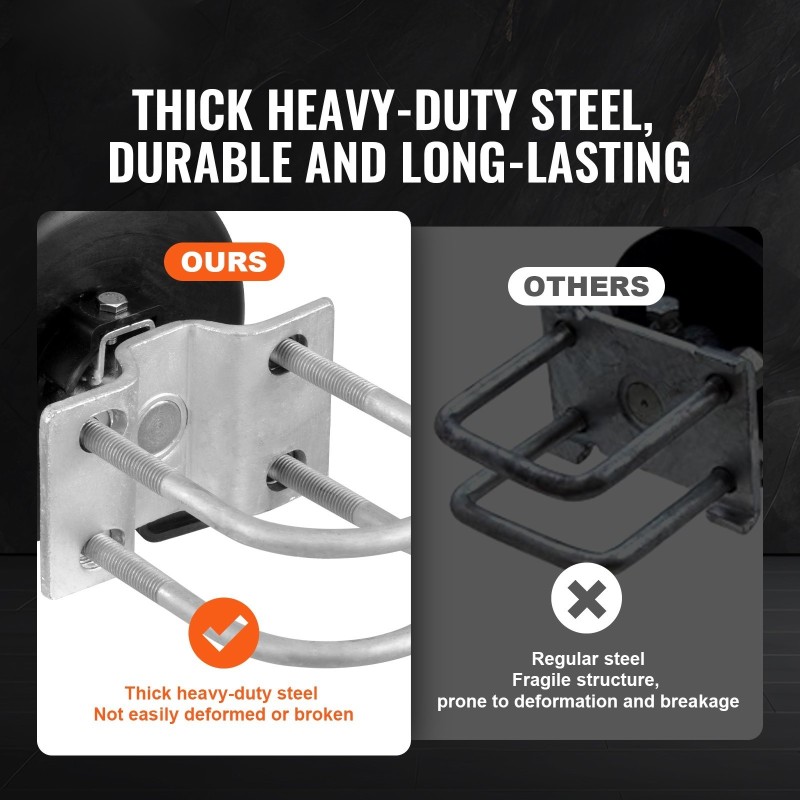 Liukuportin rullasarja teräskiinnikkeellä neljä nailonpyörää hiljainen toiminta ulkokäyttöön