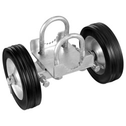 Liukuportin rullasarja teräsrunko kumipyörät 146 mm säädettävä ruosteenkestävä