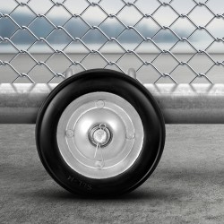 Liukuportin rullasarja teräsrunko kumipyörät 146 mm säädettävä ruosteenkestävä