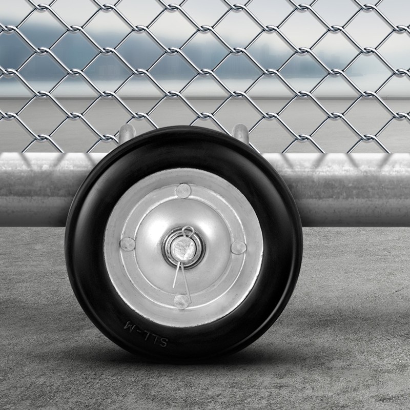 Liukuportin rullasarja teräsrunko kumipyörät 146 mm säädettävä ruosteenkestävä