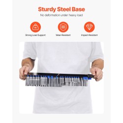 Hylsyjen järjestelyalusta teräs ABS-muovi 2 kpl 160 hylsylle 1/4 3/8 1/2