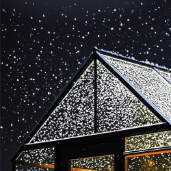 Polykarbonaattilevyt kasvihuoneen kattoon 1210 x 605 x 4 mm 24 kpl UV-suojatut