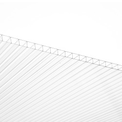 Polykarbonaattiset aaltolevyt 14 kpl 1210×605×4 mm valkoinen läpikuultava UV-suojattu