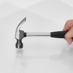 Polykarbonaattilevyt 1210x605x6 mm 15 kpl läpinäkyvät UV suojatut iskunkestävät kasvihuonekatoksi