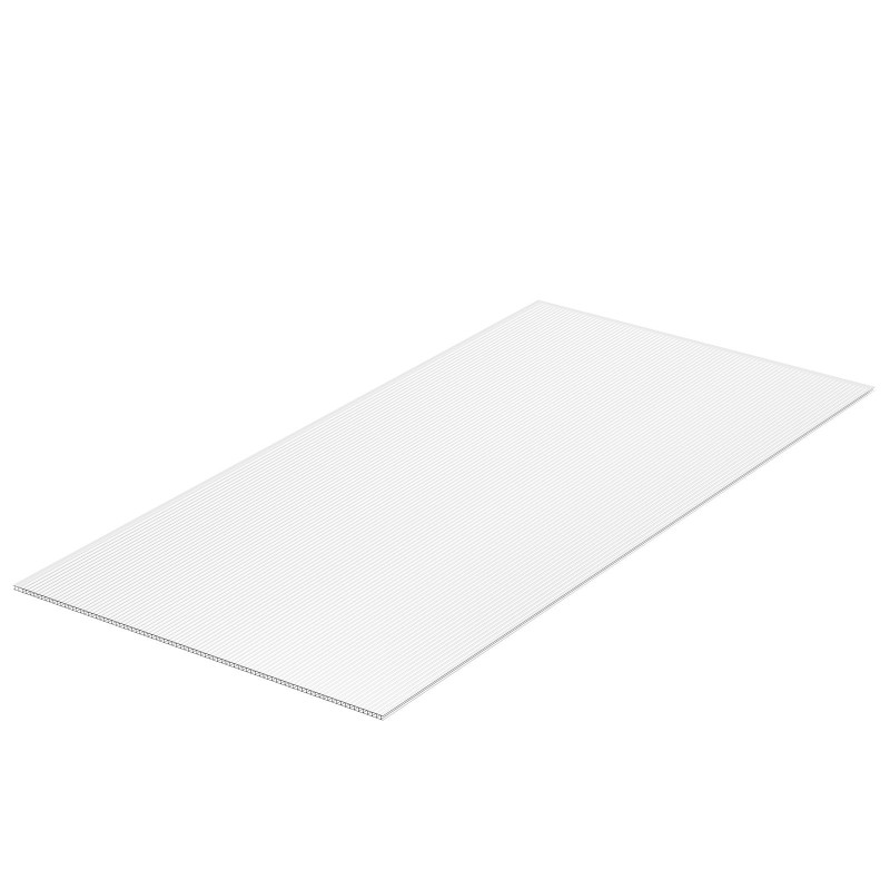 Polykarbonaattilevyt 1210x605x6 mm 15 kpl läpinäkyvät UV-suojatut iskunkestävät kasvihuonekatoksi