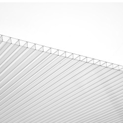 Polykarbonaattilevyt 1210x605x6 mm 15 kpl läpinäkyvät UV-suojatut iskunkestävät kasvihuonekatoksi