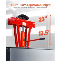 Hydraulinen käsikäyttöinen putkentaivutin 12 tonnia 6 muottia 13–51 millimetriä