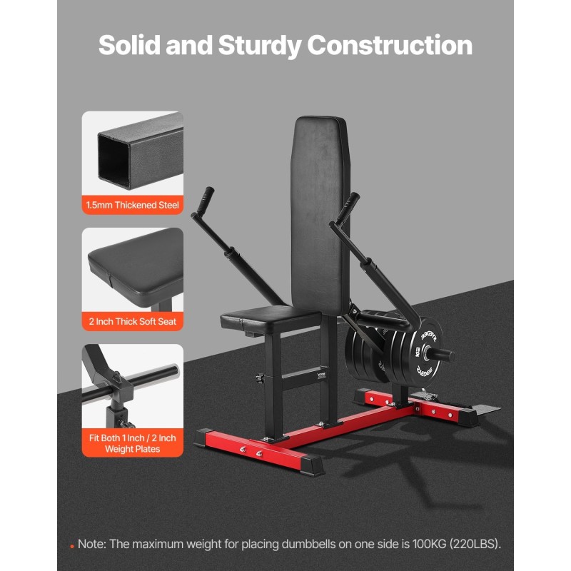 Istuva dip-laite säädettävällä istuimella ja selkänojalla pehmeillä laakereilla
