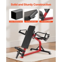 Rintalihas- ja takalohkojen treenilaite säädettävällä penkillä kotisaliin maksimikuorma 204 kiloa