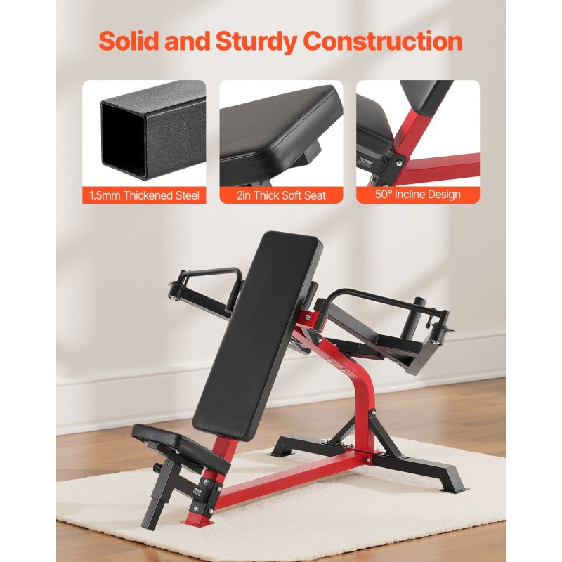 Rintalihas- ja takalohkojen treenilaite säädettävällä penkillä kotisaliin maksimikuorma 204 kiloa