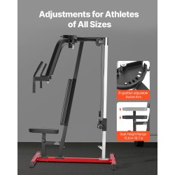 Säädettävä rinta- ja takaolkapäälaite kotikäyttöön pehmustetulla tuella 204 kg enimmäiskuorma