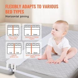 Vuodesilta kaksipatjaa yhdistävä polyesteripuuvillakangas ja tiivis muistivaahto 10 metrin sänkyvyöllä