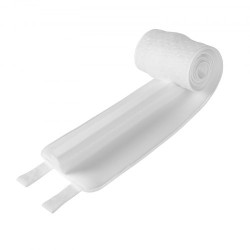 Vuodesilta kaksipatjaa yhdistävä polyesteripuuvillakangas ja tiivis muistivaahto 10 metrin sänkyvyöllä