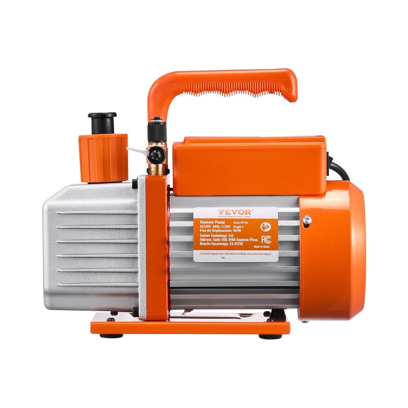 Pyörölapainen yksivaiheinen tyhjiöpumppu 4 CFM 5 Pa 150W R134a R22 R410a