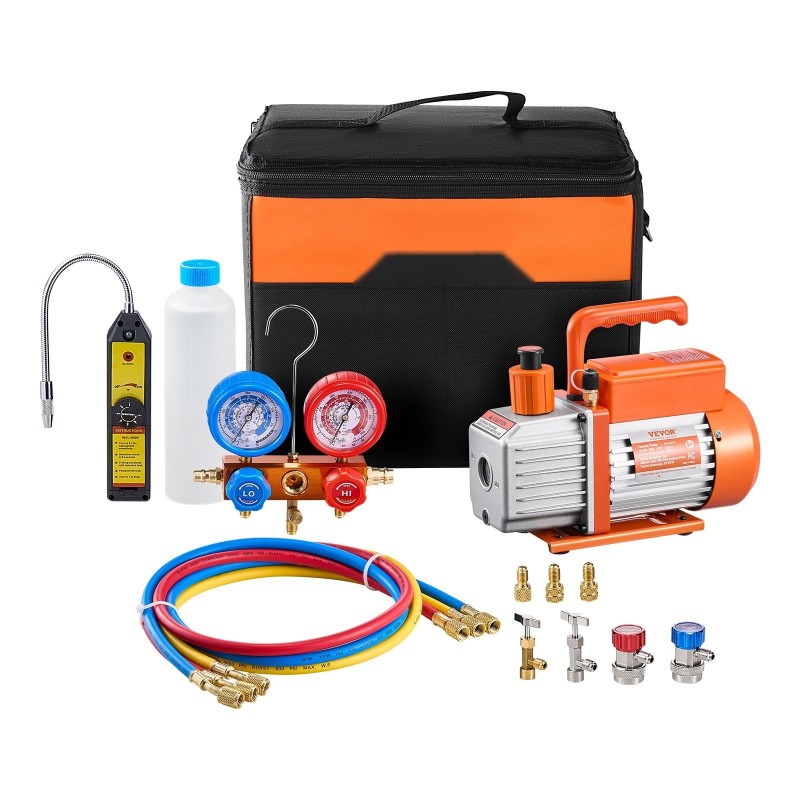 Tyhjöpumppu 4.5 CFM 5 Pa loppupaine mittarisarja kolmisävyinen letku