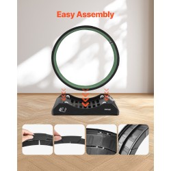 Kissojen juoksupyörä 80 cm PP-muovinen irrotettava juoksualusta sisähalkaisija 74 cm hiljainen