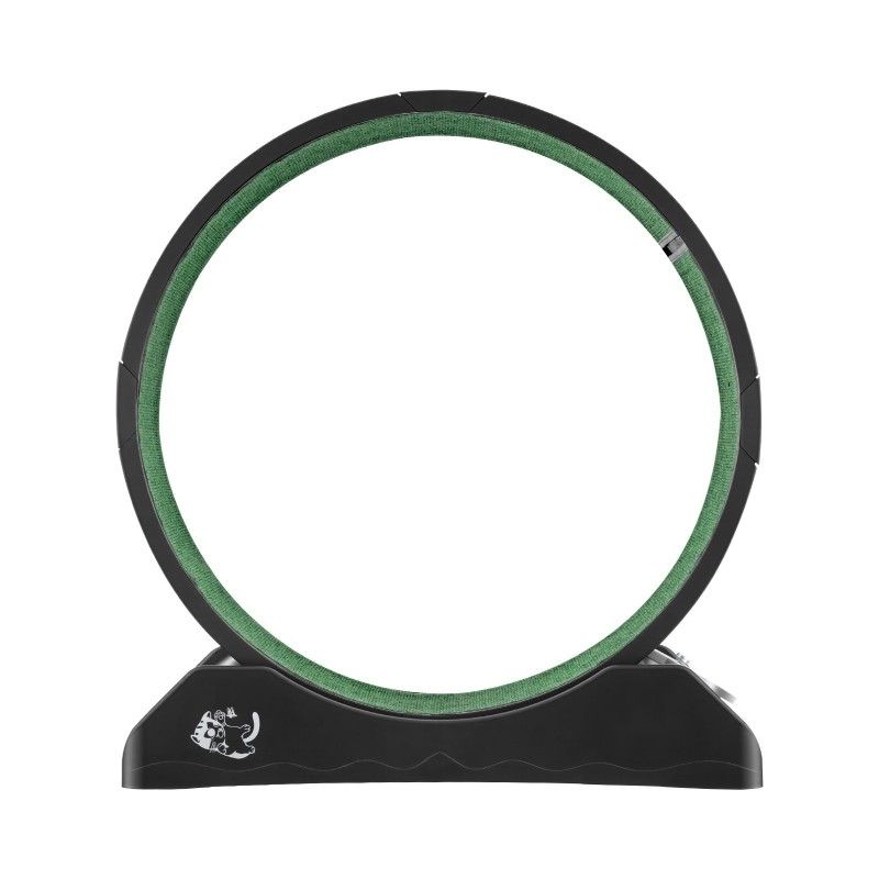 Kissojen juoksupyörä 80 cm PP-muovinen irrotettava juoksualusta sisähalkaisija 74 cm hiljainen