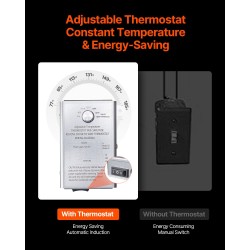 Harjakattoon asennettava poistoilmapuhallin kuusitoista tuuman ullakolle säädettävällä termostaatilla