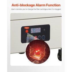 Juotoskäryjen poistoimuri harjaton 280W moottori ilmamäärä 459 m³/h 4-vaiheinen suodatus 10-nopeustasoa liikuteltava