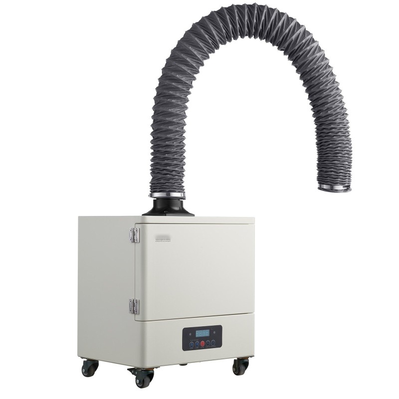 Juotoskäryjen poistoimuri harjaton 280W moottori ilmamäärä 459 m³/h 4-vaiheinen suodatus 10-nopeustasoa liikuteltava