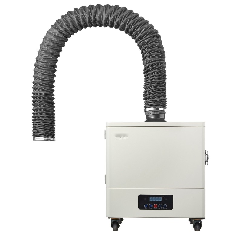 Juotoskäryjen poistoimuri harjaton 280W moottori ilmamäärä 459 m³/h 4-vaiheinen suodatus 10-nopeustasoa liikuteltava