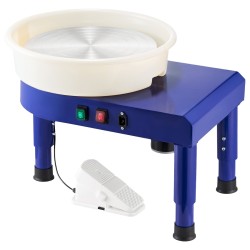 Savenvalupyörä alumiiniseoslevyllä 35 cm harjattomalla moottorilla 450 W säädettävä nopeus 60–300 r/min