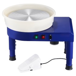 Savenvalupyörä alumiiniseoslevyllä 35 cm harjattomalla moottorilla 450 W säädettävä nopeus 60–300 r/min