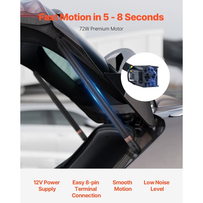 Sähköinen takaluukun tukivarsi vasen ja oikea 2 kpl 450N Seat Ateca 2016–2023