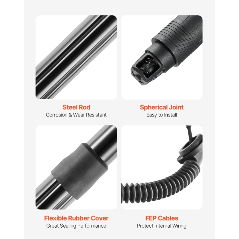 Sähköinen takaluukun tukivarsi vasen ja oikea 2 kpl 450N Seat Ateca 2016–2023