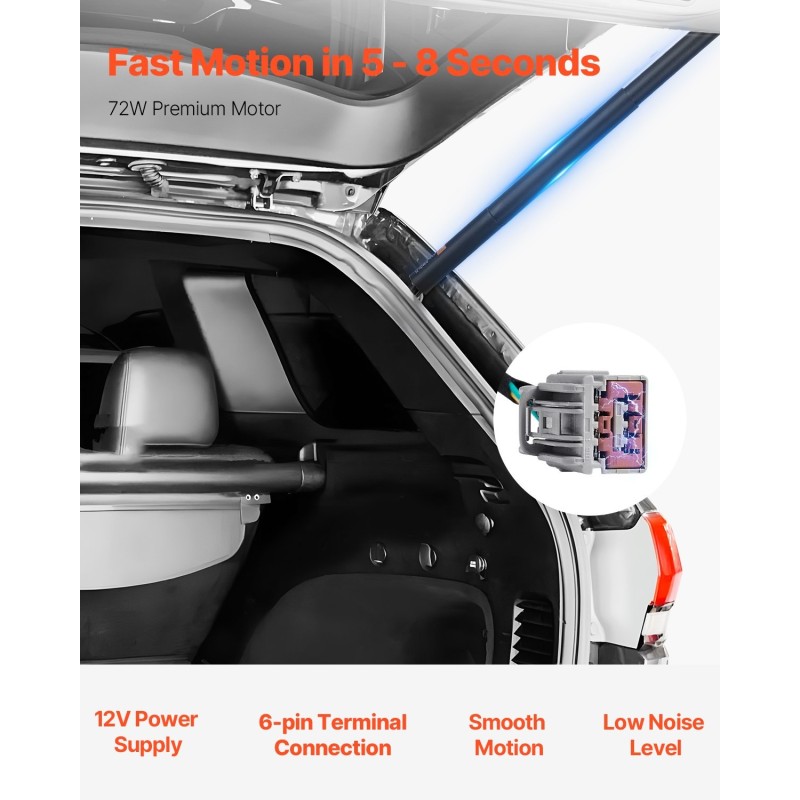 Sähköinen takaluukun tukijousi vasen 408N 2011–2012 Jeep Grand Cherokee WK2