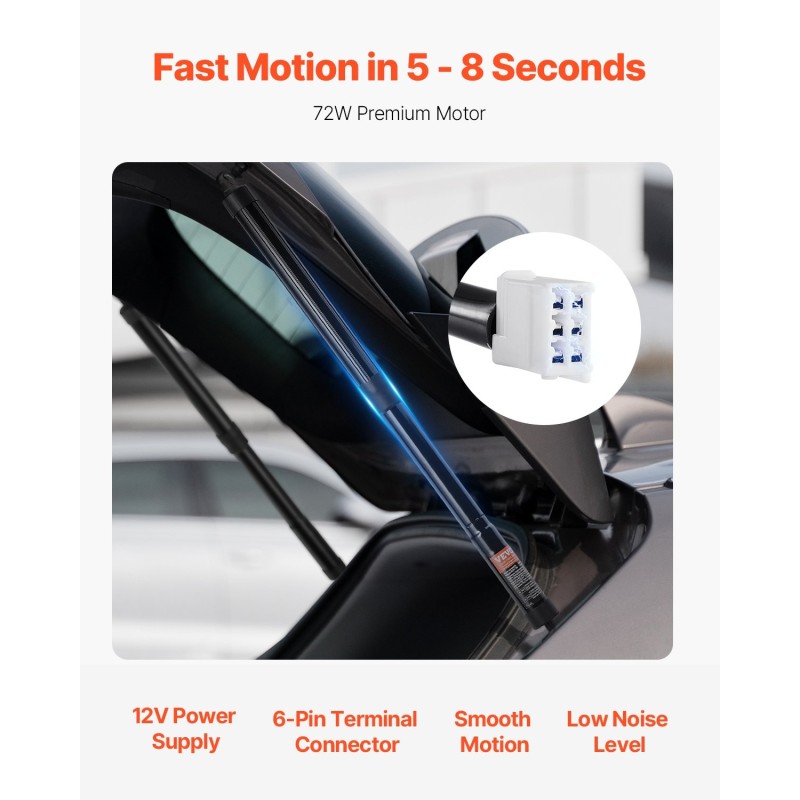 Sähköinen takaluukun tukijousisarja Toyota Highlander 2014–2019 vasen ja oikea 715N