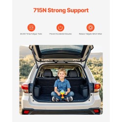 Sähköinen takaluukun tukijousisarja Toyota Highlander 2014–2019 vasen ja oikea 715N