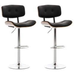 Tyylikäs Sarnia-baarituoli, säädettävä korkeus, 2 kpl setti