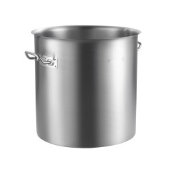 Keittopata ruostumatonta terästä 50,1 l 3 mm komposiittipohjalla kansi ja sivukahvat