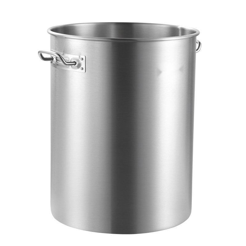 Keittokattila 34 litraa ruostumatonta terästä irrotettava kori kansi 0,8 millimetriä paksu pohja