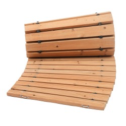 Puutarhapolku painekyllästetty setripuu pituus 7 jalkaa leveys 17 tuumaa rullattava