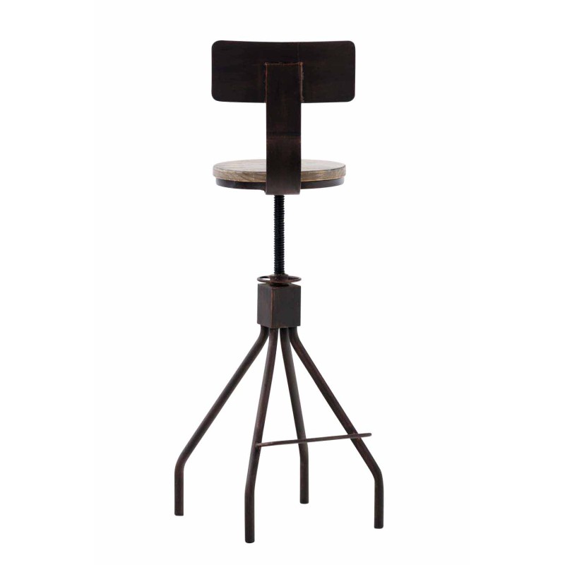 2 kpl säädettävät baarijakkarat mäntypuuistuimella ja selkänojalla