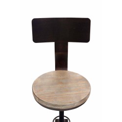 2 kpl säädettävät baarijakkarat mäntypuuistuimella ja selkänojalla