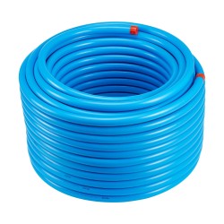 Paineilmaputkisto kolmikerroksinen HDPE-alumiini-HDPE 1 tuuma 60,96 m sininen verstaalle ja korjaamolle