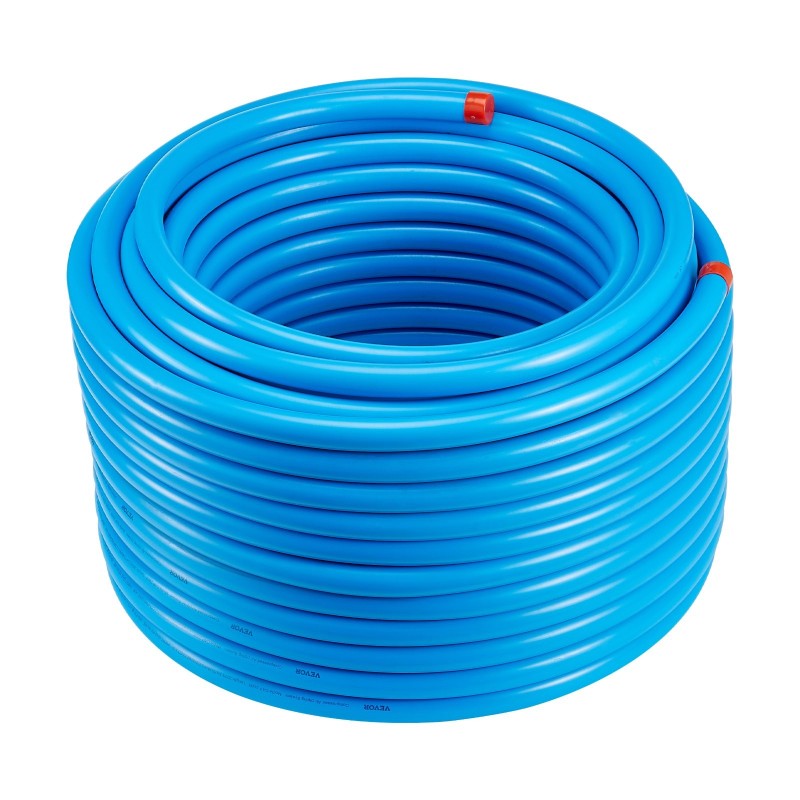 Paineilmaputkisto kolmikerroksinen HDPE-alumiini-HDPE 1 tuuma 60,96 m sininen verstaalle ja korjaamolle