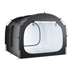 Pyöräteltta oxfordkangas lasikuitukaaret 5+ polkupyörälle PU4000 mm ilmanvaihtoikkunalla