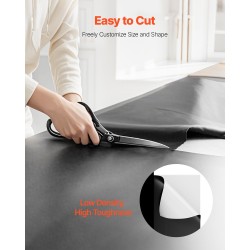 Muovikalvo polyeteeni 0,35 mm 3,05 m x 30,48 m musta-valkoinen kosteussulku