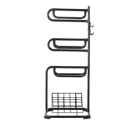 Satulateline teräs täysin hitsattu nelitasoinen musta satulahuoneeseen