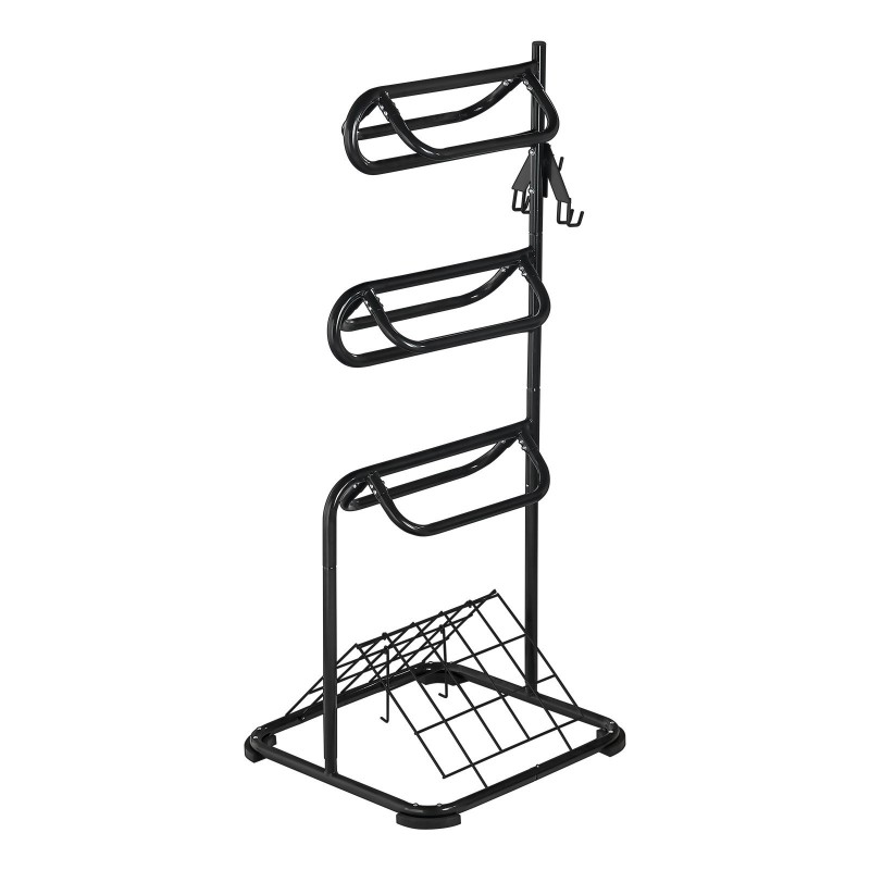 Satulateline teräs täysin hitsattu nelitasoinen musta satulahuoneeseen