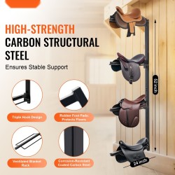 Satulateline seinään kiinnitettävä nelitasoinen täyshitsattu ruosteenkestävä teräs