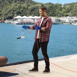 Neodyymikalastusmagneetti 454 kg vetovoima halkaisija 90 mm korkeus 18 mm ruosteenkestävä runko