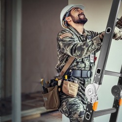 Taitettava alumiinitikas 3,7 metrin korkeus 149,7 kg kantavuus seitsemään asentoon muunneltava