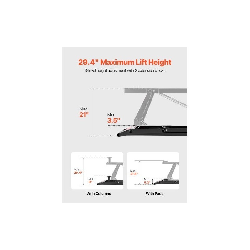Sähköhydraulinen autonostin 3175 kg hiilirakenneteräsrunko kaukosäädin