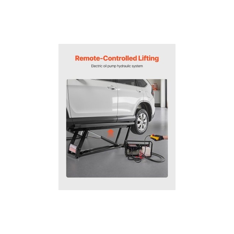 Sähköhydraulinen autonostin 3175 kg hiilirakenneteräsrunko kaukosäädin